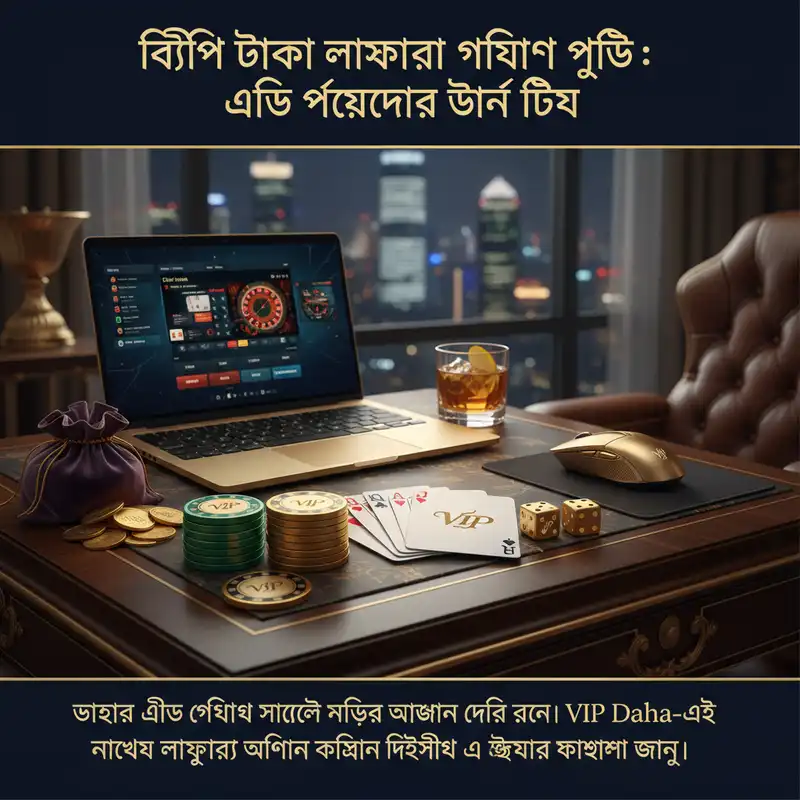 ভিআইপি ঢাকা লাক্সারি অনলাইন ক্যাসিনো পরিবেশ